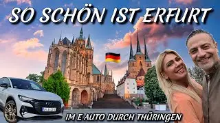 Thüringens schönste Stadt! Erfurt Roadtrip im E Auto Audi Q4 e-tron.
