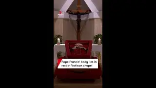 Pope Francis' body lies in rest at Vatican chapel