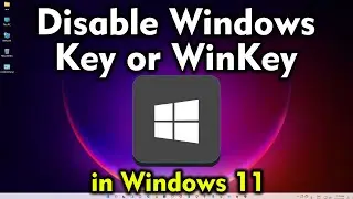 Как отключить клавишу Windows или WinKey в Windows 11