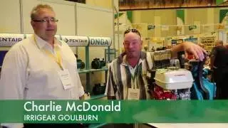 Richard Corbett, Pentair Onga, with Irrigear Goulburn's Charlie McDonald