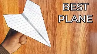 How to Make the Best Paper Plane | Flies Super Far & Easy Tutorial | Aeroplane making #964