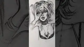 Anime Girl Cute Face Drawing Study Simple Portrait Pensil Doodle Illustration Y2k Scene vibe Artwork