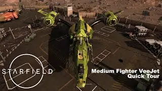 STARFIELD | Medium Fighter VeeJet - Quick Tour | PC 4K &bull; RTX3080 Ti #rtx3080ti #starfield