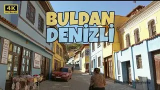 RENKLİ VE TARİHİ EVLERİYLE , KONAKLARIYLA , DAR SOKAKLARIYLA DOKUMA BAŞKENTİ BULDAN (ANLATIMLI) (4K)
