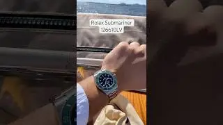 The best watch ever? Full video live on channel #Rolex #Submariner #126610LV #LuxuryWatches #Green