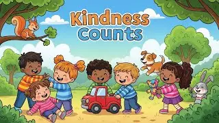 💖🤝 Kindness Counts | Fun Learning Song for Kids & Toddlers | Happy Tales & Tunes