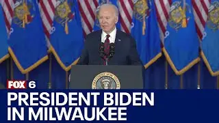 President Biden Milwaukee visit; infrastructure funding for 6th Street | FOX6 News Milwaukee