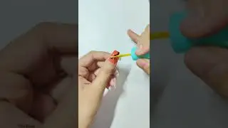 Easy Nail Art with Safety Pin 🧷 #nailart #piubhol #shorts
