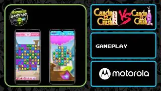 Candy Crush Saga vs. Candy Crush Soda Saga Gameplay (Android)