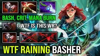 WTF Raining Basher Arrow 1 Focus = 1 Delete Counter Any Hero with Crit Mana Burn Windranger Dota 2