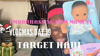 Vlogmas 2025 - Day 19, Target Haul + Embarrassing Mom Moment 