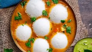Soft Idli & Spicy Sambhar! 🌿