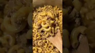 Hamburger Helper 🍔 Made Easy ⭐️ #dinner #meal #recipe #hamburgerhelper