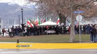 Митинг в Келоуне поддержал последнее восстание в Иране.
