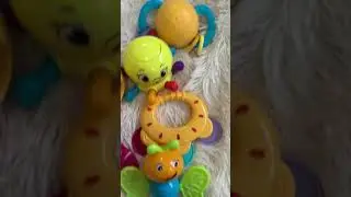 Amazon com iPlay, iLearn 10pcs Baby Rattles Toys Set, Infant Grab N Shake Rattle, Sensory Te