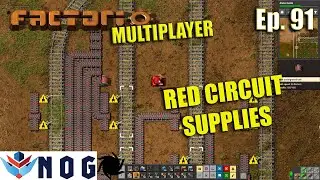 Factorio Multiplayer with STHedgehog Ep91 | Red Circuit Drop Offs