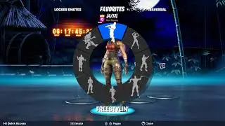 RENEGADE RAIDER DANCING IN LOBBY (CUSTOM BACKGROUND)