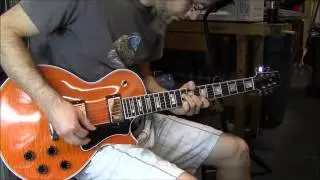 Heritage H157CM clean, Duncan Alnico II Pro Pickups