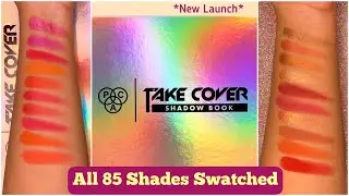 PAC Take Cover Shadow Book Swatches || All 85 Shades