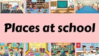 ESL Places at school vocabulary #esllearners #eslstudents #eslteacher