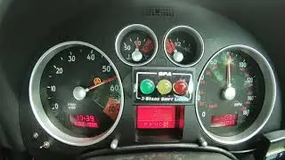 1/8th mile using launch control. 1.8t DQ250 DSG Ignitron ECU.
