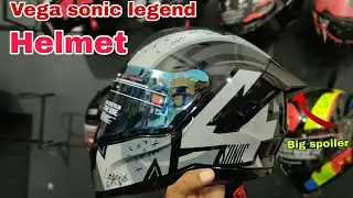 Vega sonic legend black grey helmet review| under 1500 | best budget helmet