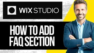 How to Add FAQ Section in Wix Studio | Tutorial 2025