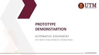 SOFTWARE REQUIREMENT ENGINEERING - ALTERNATIVE ASSESSMENT