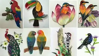 Quilling Birds Designs