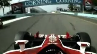 Indycar 07 Watkins Glen Castroneves Crashes