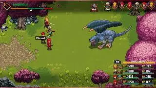 Chained Echoes - Aurora the Dragon on foot