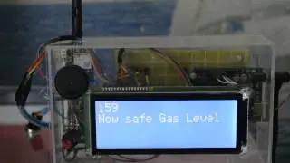 security system gas detector with gsn model
