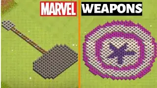 Making Marvel Bases in Clash of Clans #coc #clashofclans #cocdad