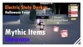 Roblox Electric State Darkrp | Mythic Items Showcase ( Halloween )