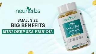neuherbs Mini Deep Sea Fish Oil &ndash; Omega-3 Benefits in a Small Package