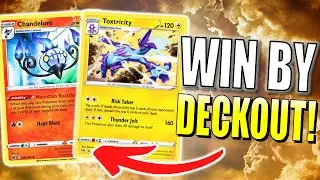 Toxtricity + Chandelure = Hilarious Wins By Deckout!