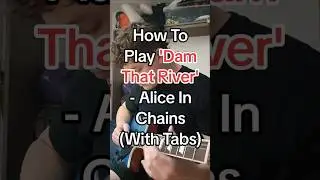 How To Play 'Dam That River' By Alice In Chains In 60-seconds! 🎸