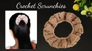 How to Crochet Scrunchies easy