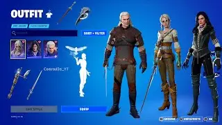 Fortnite All The Witcher Skins (2022 - 2023) + Other Witcher Cosmetics