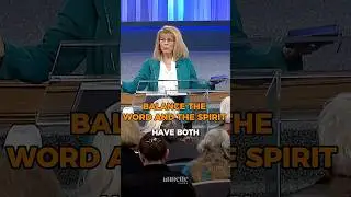 We need to balance the Word and the Spirit