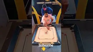 The Future of carrom trick shot is Here! carrom lovers family! carrom #short #shorts #shortsfeed