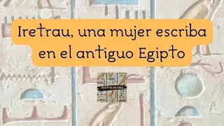 👩🏻&zwj;💼✍🏻 Iretrau, una mujer escriba en el antiguo Egipto