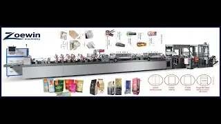 m&aacute;quina para fabricar bolsas 3 SIDE SEALING BAG MAKING MACHINE WITH ZIPPER BAG FUNCTION