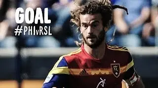 GOAL: Kyle Beckerman swoops in to put RSL in the lead | Philadelphia Union vs. Real Salt Lake