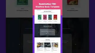 BookAuthor TNC - Webflow Book Template