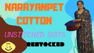 NARAYANPET COTTON DRESS MATERIALS