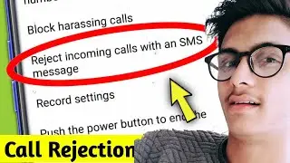 Calls Rejection Settings || Vivo Phone