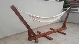 Suporte De Madeira Para Rede.