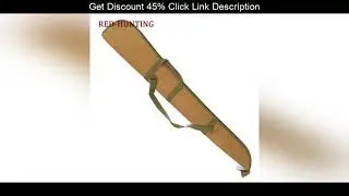 Best Tactical 51''/130cm Air Rifle Case Airgun Bag with Soft Padding Durable Waterproof Military Gu