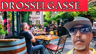 Drosselgasse Walking Tour 4k. 🇩🇪 Visiting Drosselgasse | R&uuml;desheim am Rhein, Germany | Rundgang. 